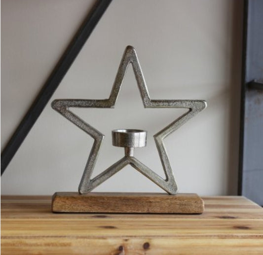 Star Tealight holder 25cm