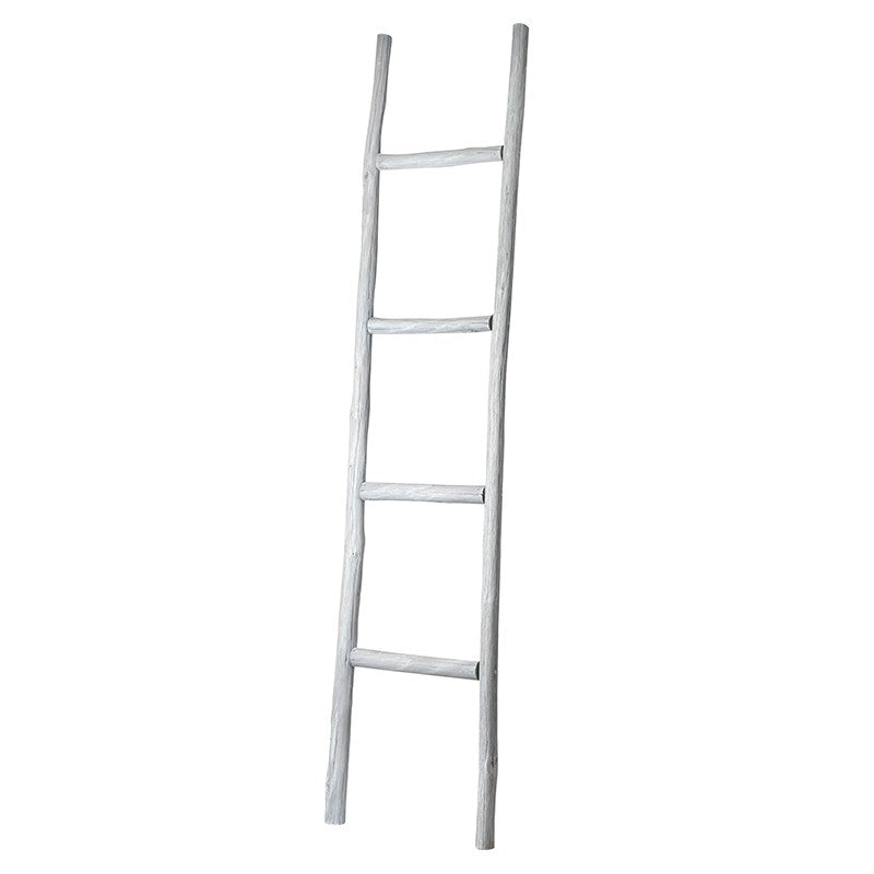 White Wash Display Ladder