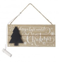 Christmas Chalkboard Countdown