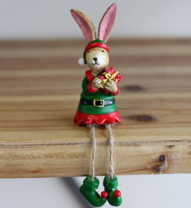 Elf Sitting Bunny