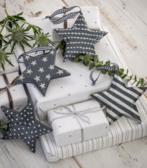 Hanging grey stars, 4styles