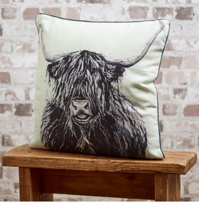 Highland Cow Cushion
