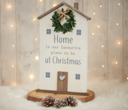 Christmas House Plaque