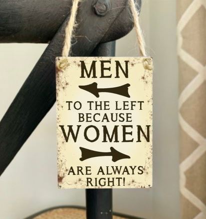 Comical Mini Metal Sign