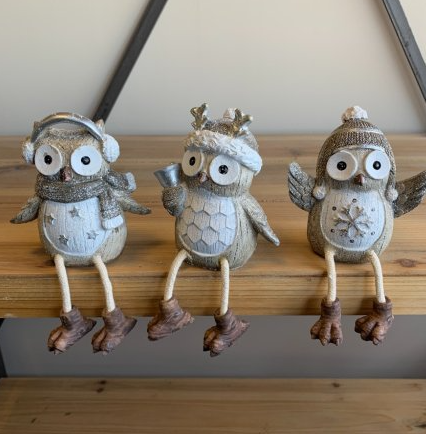 Owl Shelfies, set 3