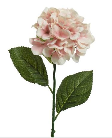 Artificial Pink Hydrangea, 66cm