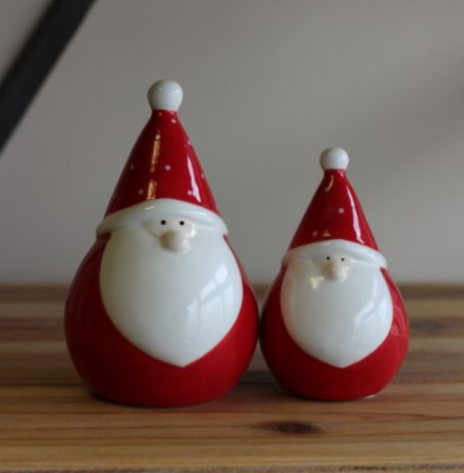 Red Plump Santa Gonks, 2 sizes