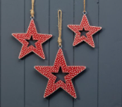 Polka Dot Red Star, 3 sizes