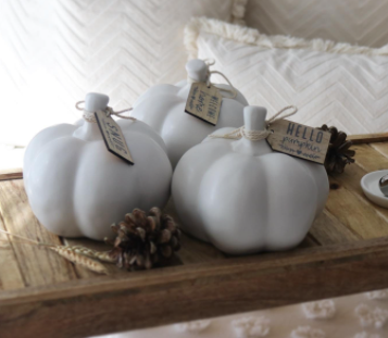 Ceramic tag Pumpkin