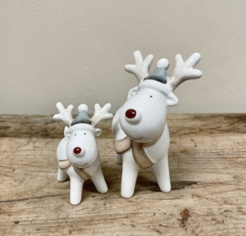 Neutral Red Nose Reindeer, 2 sizes